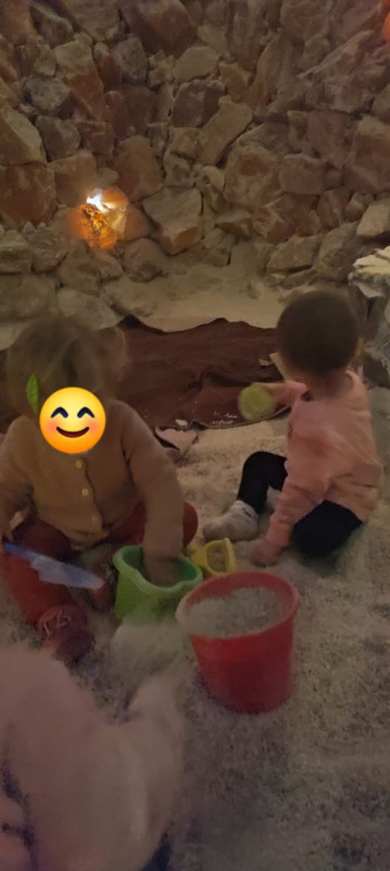 Besuch in der Salzgrotte Besuch in der Salzgrotte